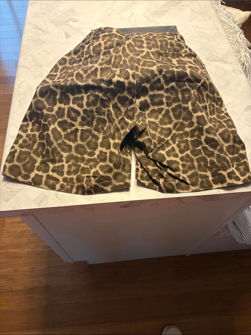 Michael Kors Brown Leopard-Print Women's Shorts
